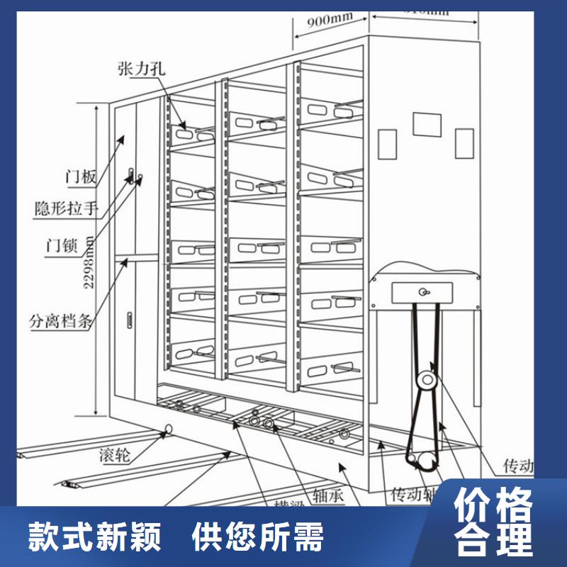 手摇密集柜电动档案存放架货源足质量好