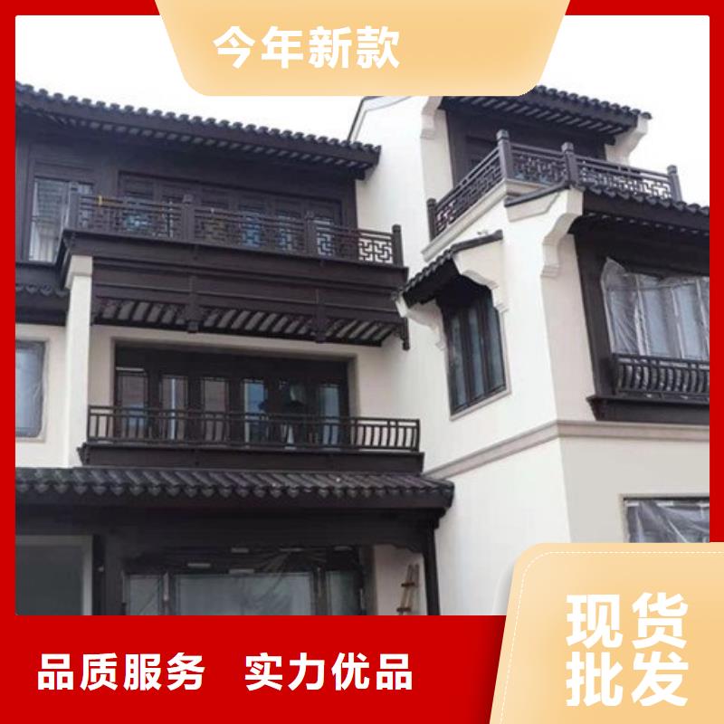 铝代木古建金花板施工