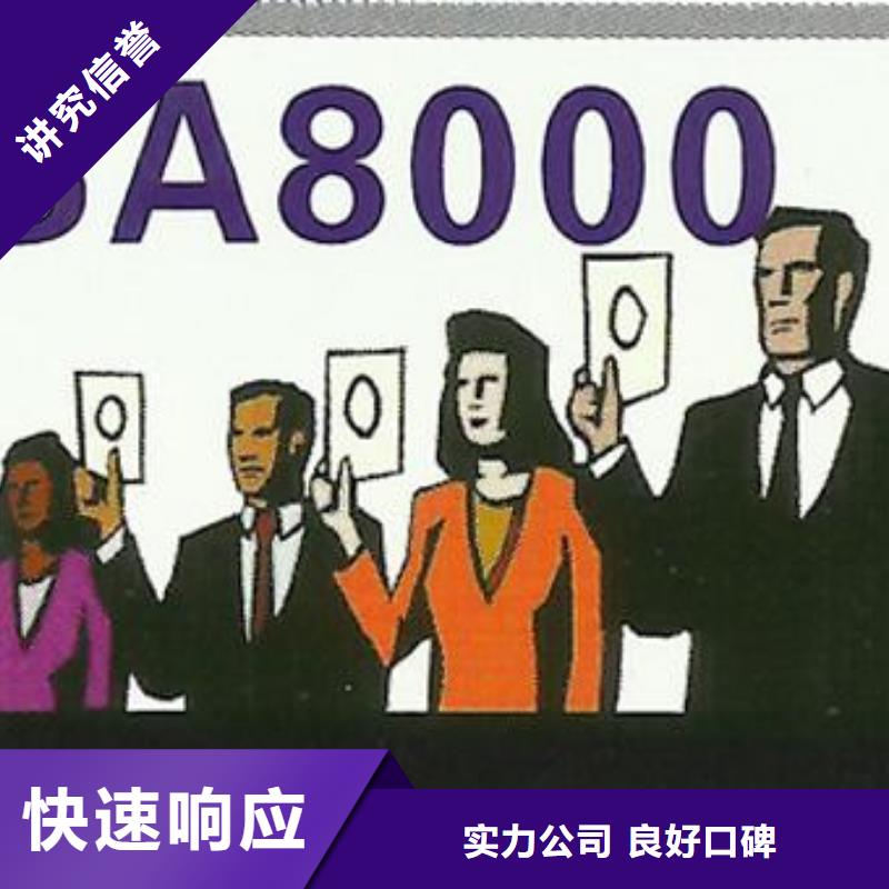 SA8000认证ISO13485认证2024专业的团队