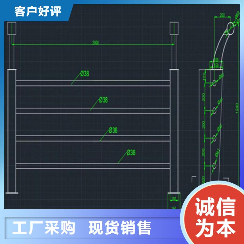 镀锌方管景观桥梁栏杆展鸿护栏厂家值得信赖