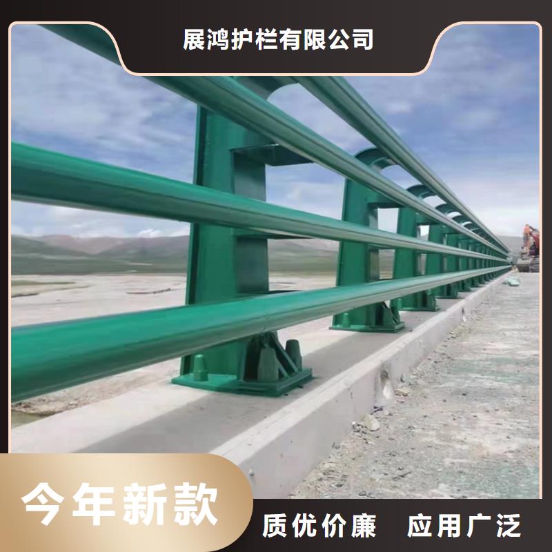 吉林送货上门(展鸿)氟碳漆桥梁防撞护栏安装便捷