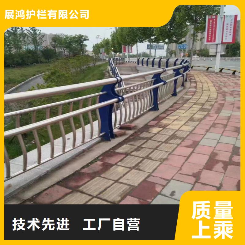 海南省万宁市304复合管灯光护栏造型别致