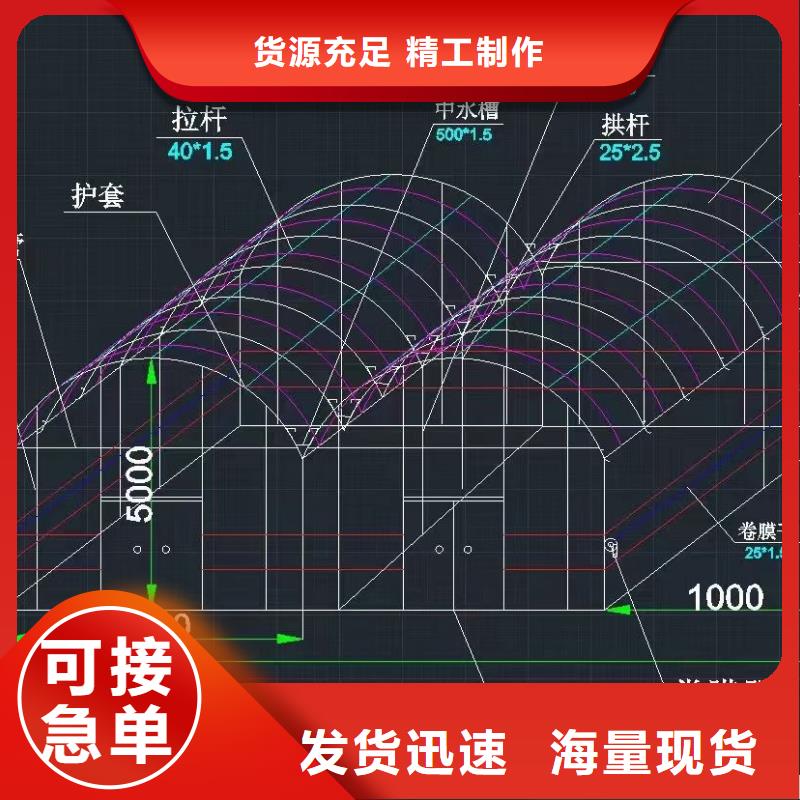 珠晖区连栋大棚钢管配件提供专业安装团队