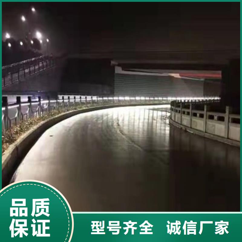 不锈钢桥梁防撞护栏河道景观灯光护栏不锈钢绳索护栏经销商