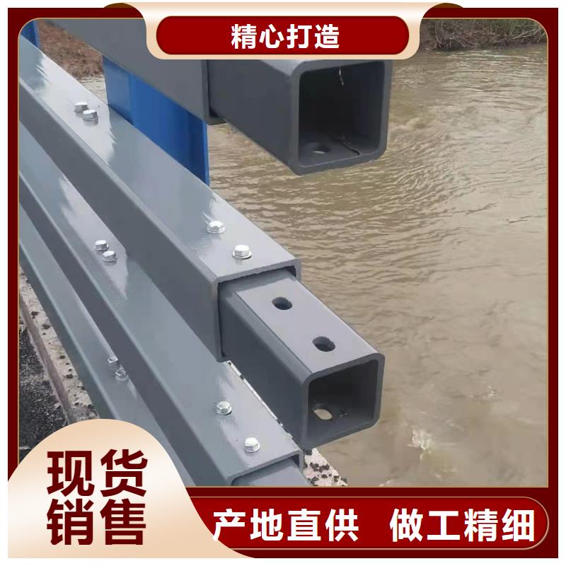 【自贡】该地桥梁防撞护栏立柱安装