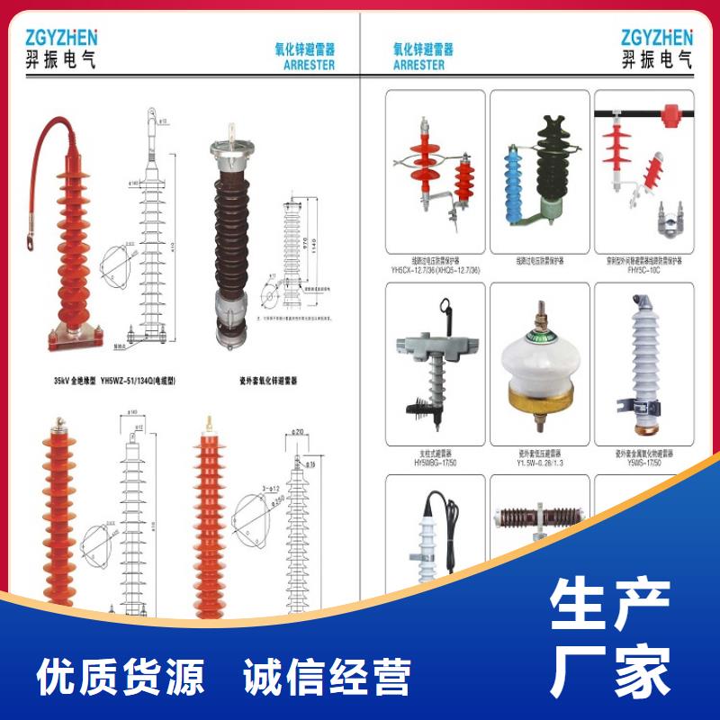 氧化锌避雷器Y10W5-96/250S源头好货