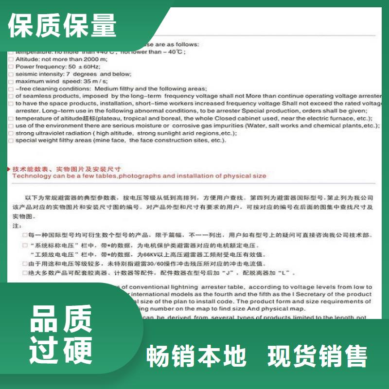 【金属氧化物避雷器】避雷器YH10W5-52.7/125