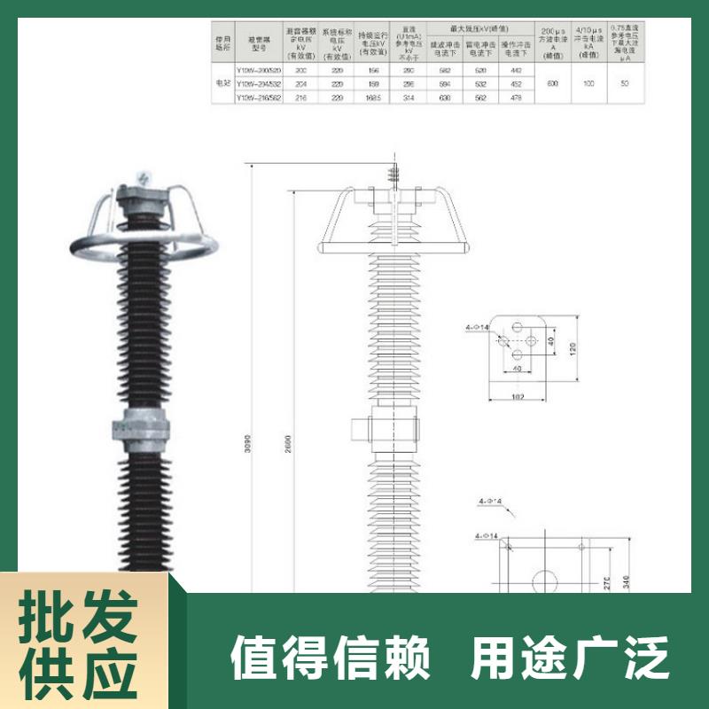 氧化锌避雷器HY3WZ-0.28/1.3-R工厂直销