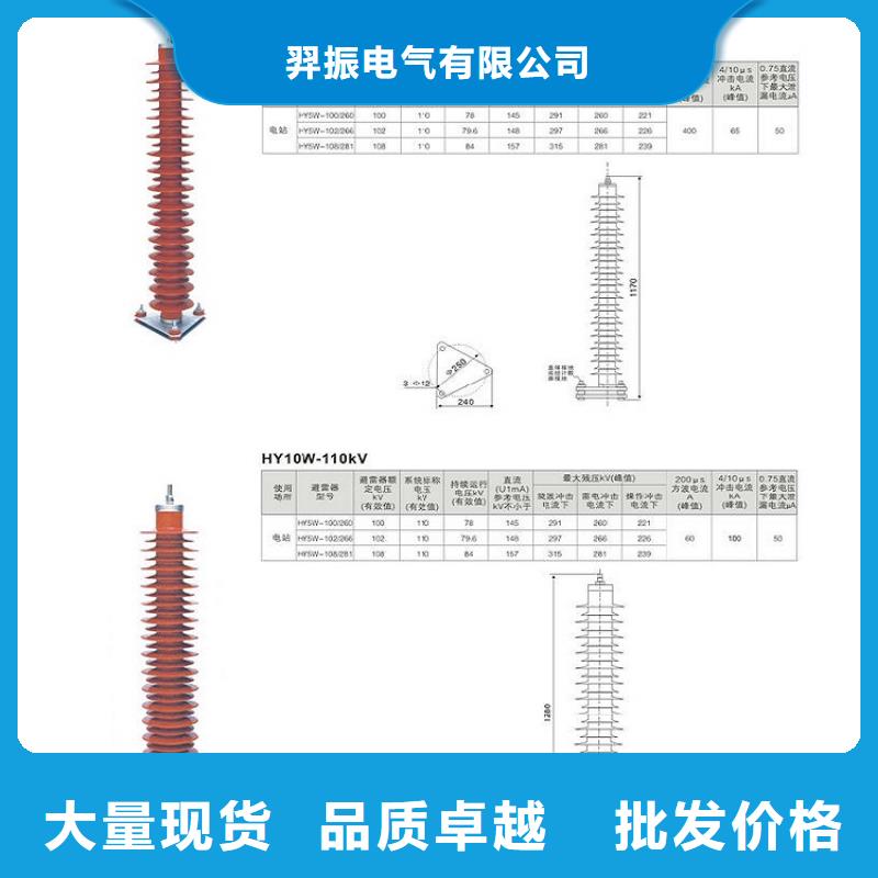 瓷外套金属氧化物避雷器Y10W-192/500浙江羿振电气有限公司