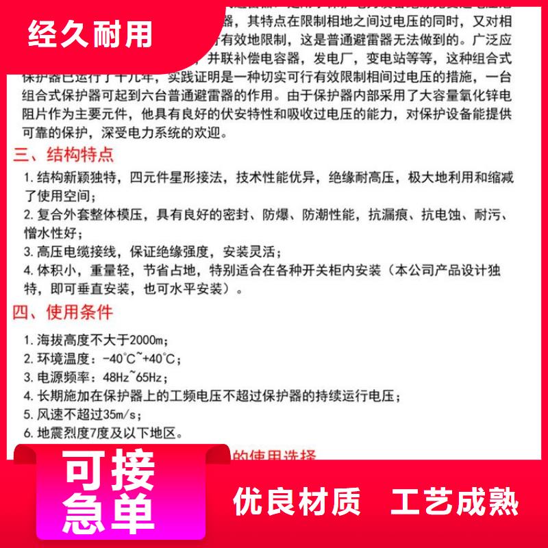 保护器(组合式避雷器)TBP-W-C/35-F组合过电压保护器