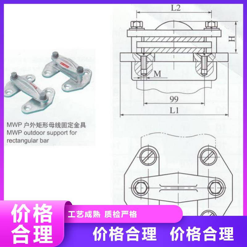 矩形母线固定金具MWP-204