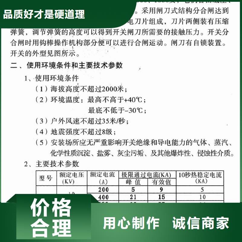 【户外隔离刀闸】HGW9-12G(W)/200A