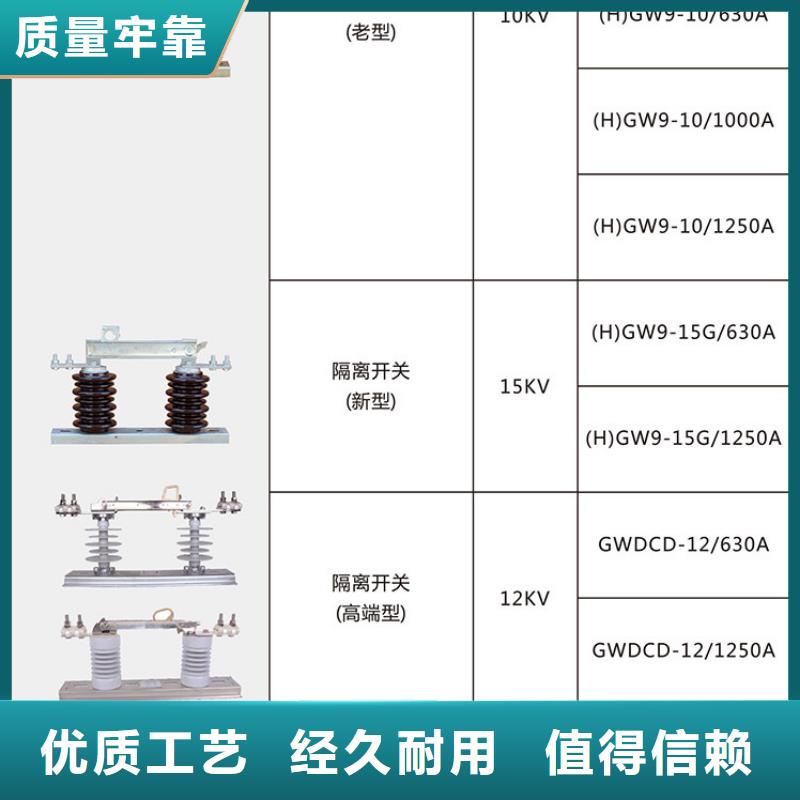 10KV单级隔离开关GW9-10KV/1250A