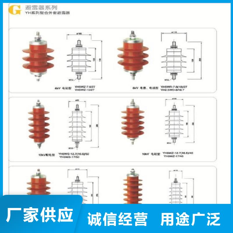 瓷外套金属氧化物避雷器Y10W-102/266.