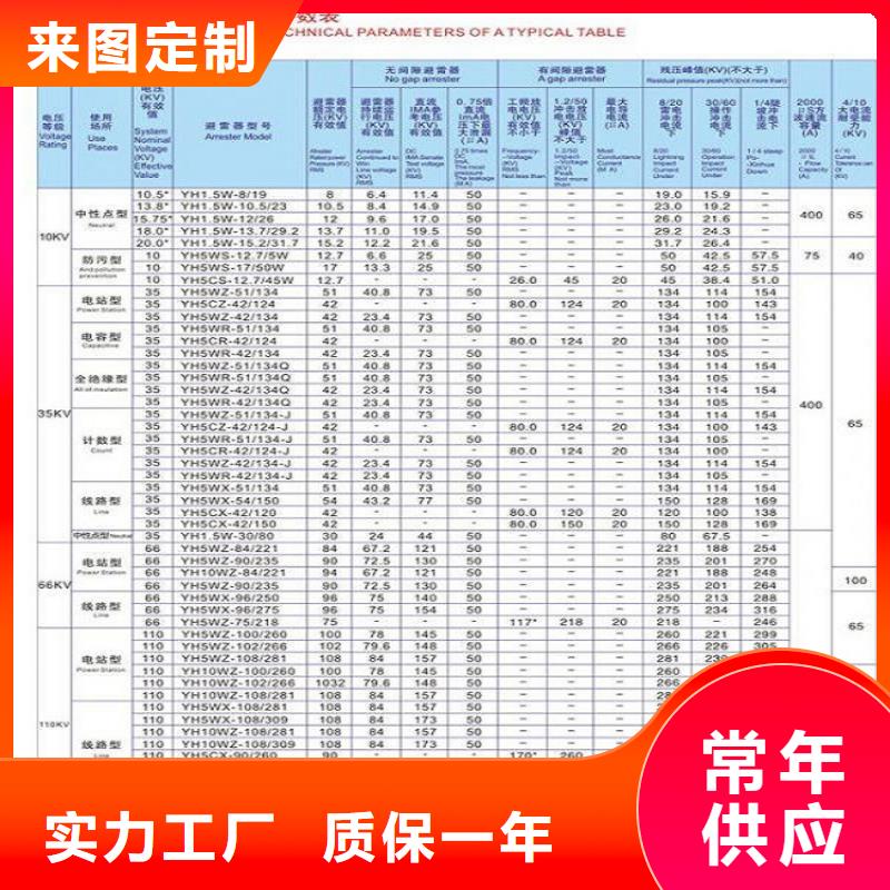 【避雷器】HY10WX-96/250TD