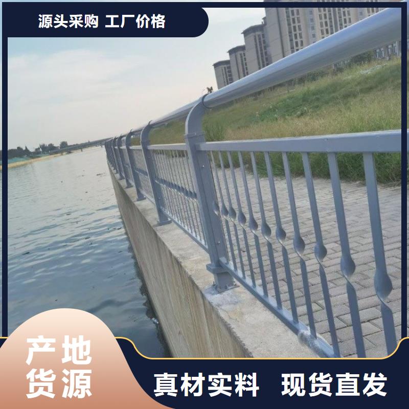 景观河道桥梁护栏来厂考察