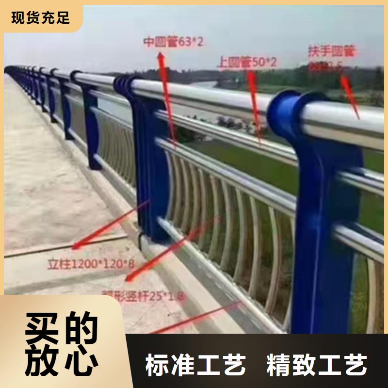 景观河道桥梁护栏来厂考察