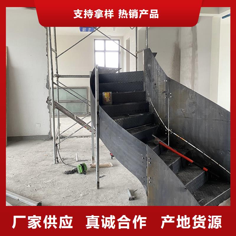 忻州钢结构玻璃扶手楼梯欢迎上门参观