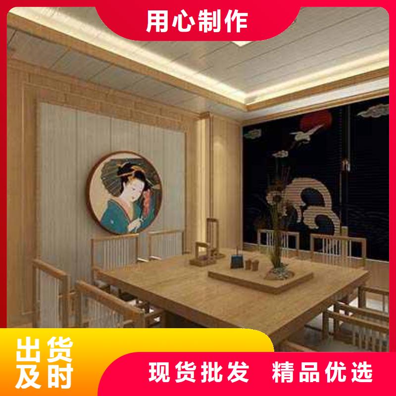 无缝木饰面板装修效果图_[铭镜新型建材有限公司]