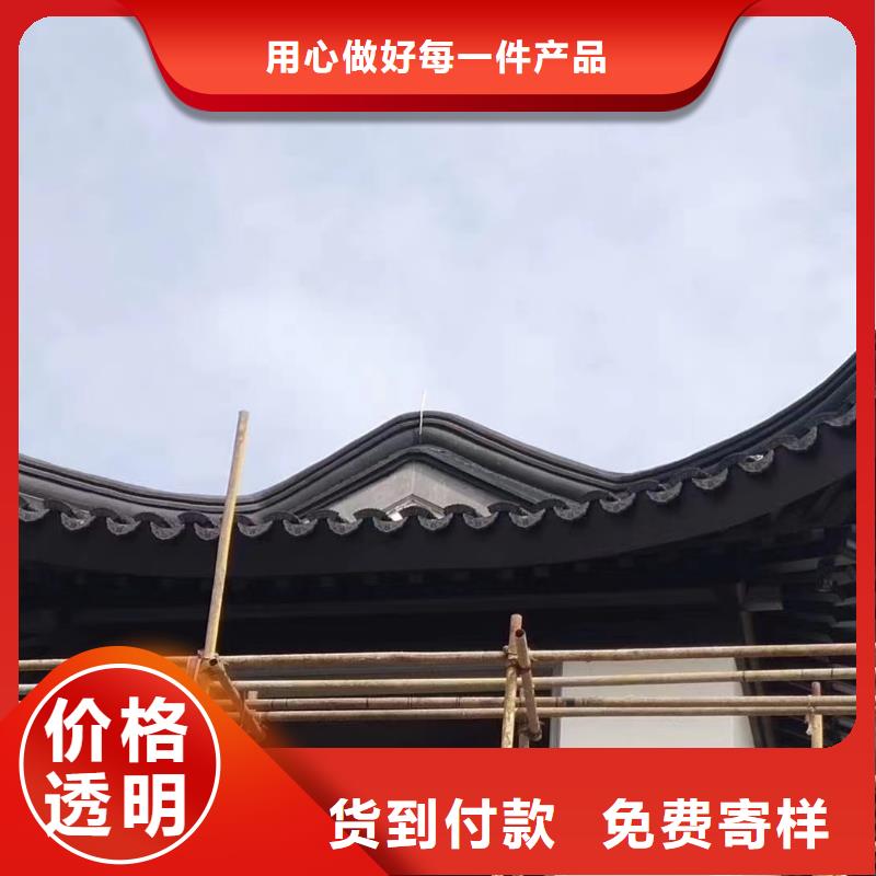 仿古铝建筑来厂考察