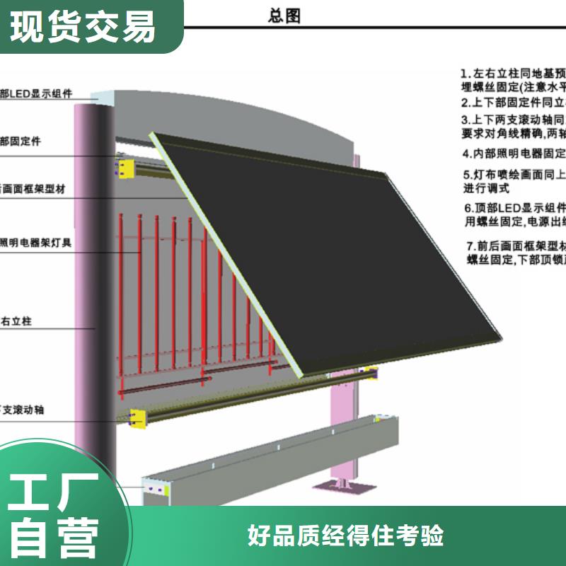 【阅报栏-铁艺宣传栏订制批发】