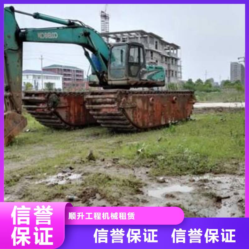 湿地挖掘机出租秦皇岛该地信誉好的厂家