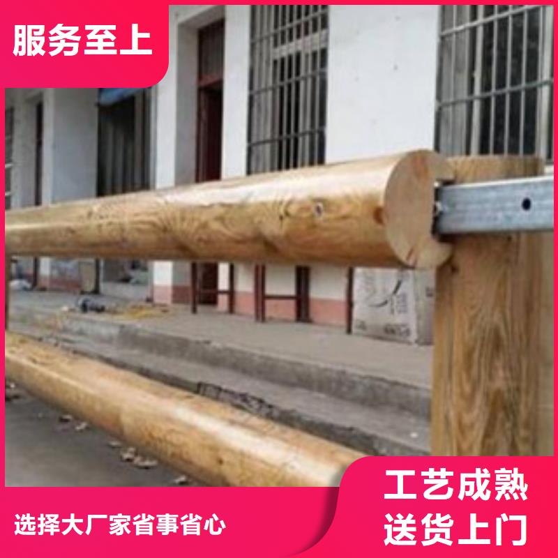 钢背木护栏桥梁防撞护栏应用范围广泛